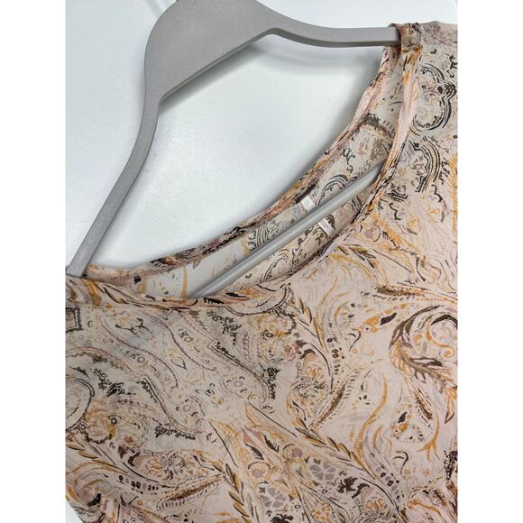 Free People Women's Say You Will Flowy Blouse Top Bohemian Boho Ivory Size Small - Picture 4 of 11